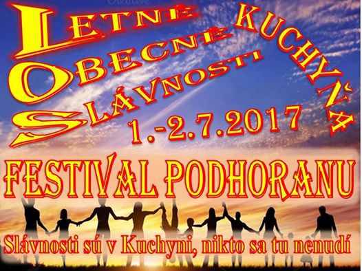 Letné Obecné Slávnosti a Festival Podhoranu