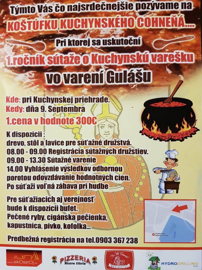 Súťaž vo varení gulášu o Kuchynskú varešku
