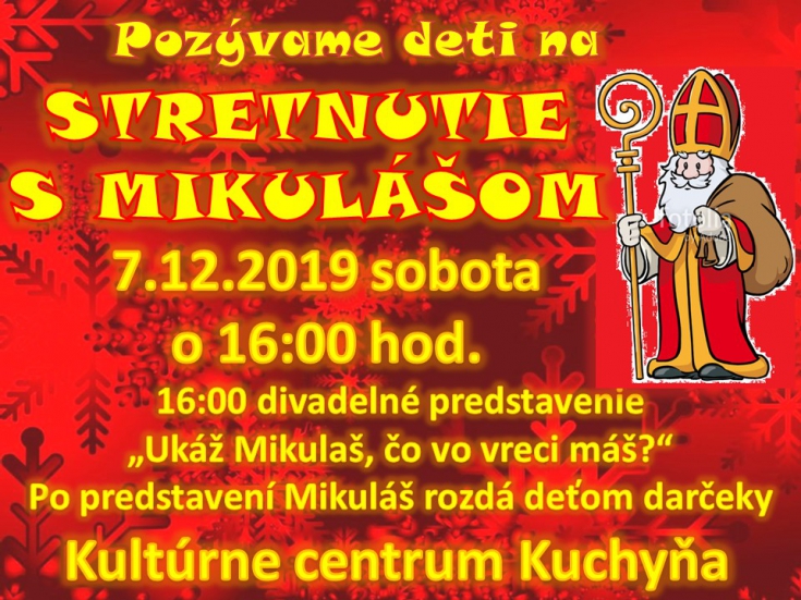 Stretnutie s Mikulášom 7.12.2019